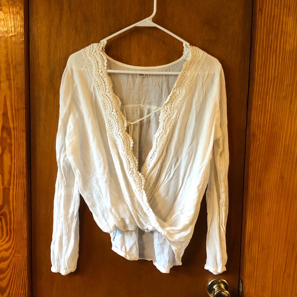 Hollister Long Sleeve Blouse